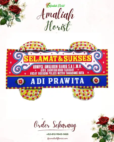Papan Bunga Ucapan Selamat Purwoyoso